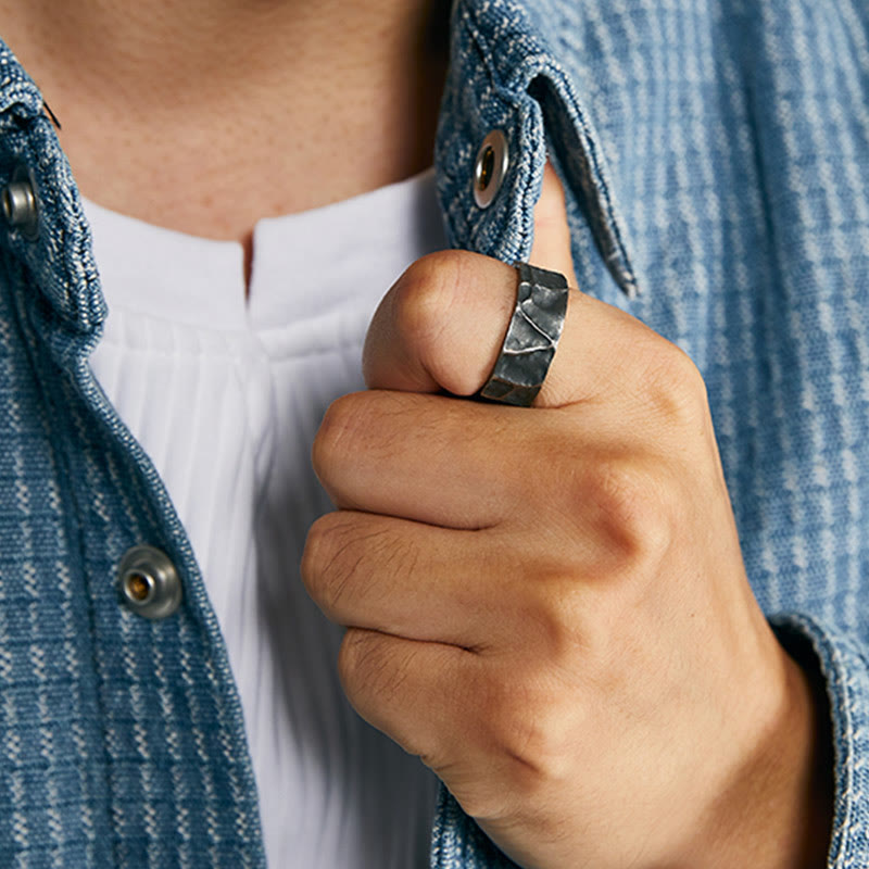 Buddha Stones 999 Sterling Silver Adjustable Protection Ring - image 9