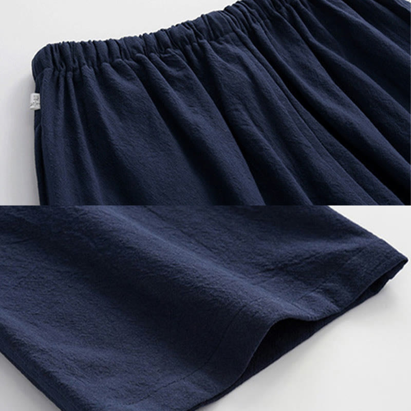 Buddha Stones Frog-Button Tang Long Sleeve Shirt Pants Men's Suit - image 13