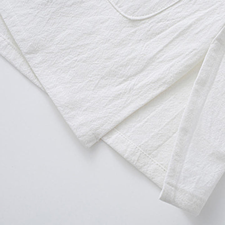 Buddha Stones Meditation Frog-Button Tang Long Sleeve Shirt Pants Men's Suit - image 8