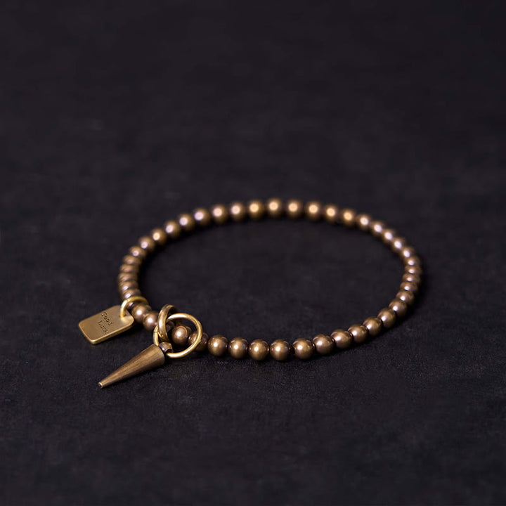 Buddha Stones Vintage Copper Brass Beads Fortune Balance Bracelet - image 3