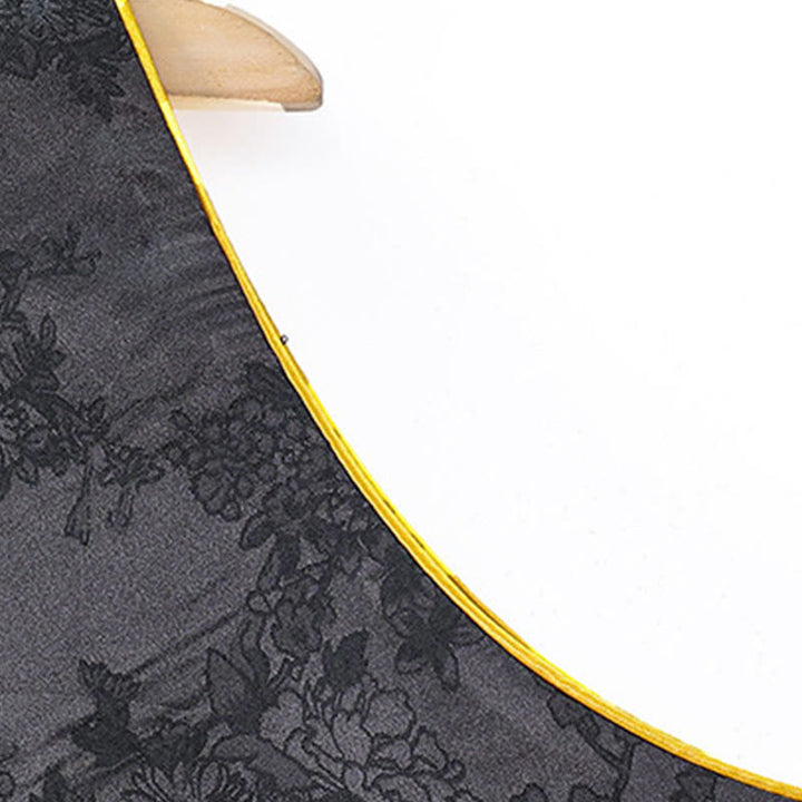 Buddha Stones Vintage Embroidery Plum Blossom Pattern Double-Sided Wear Vest - image 9