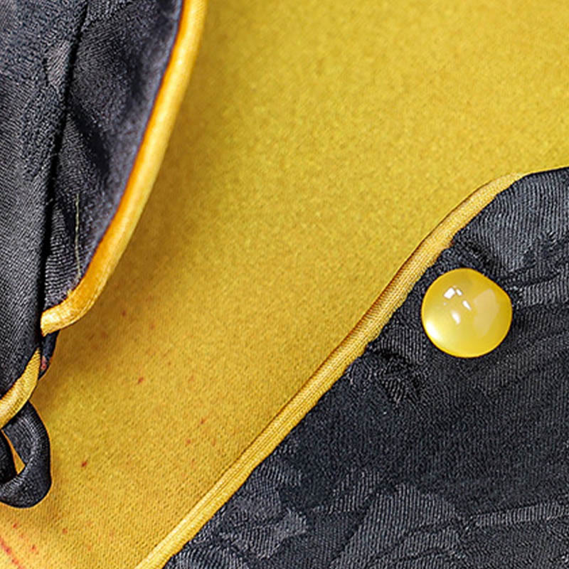 Buddha Stones Vintage Embroidery Plum Blossom Pattern Double-Sided Wear Vest - image 7