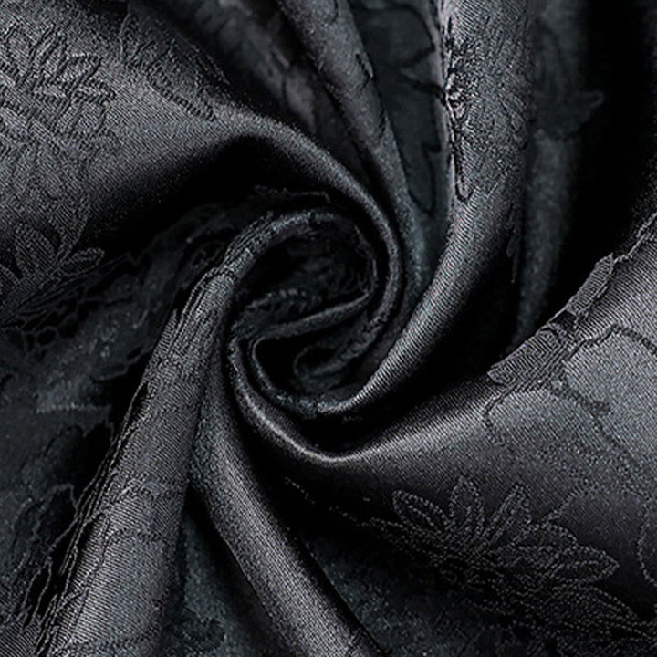 Buddha Stones Vintage Embroidery Plum Blossom Pattern Double-Sided Wear Vest - image 4