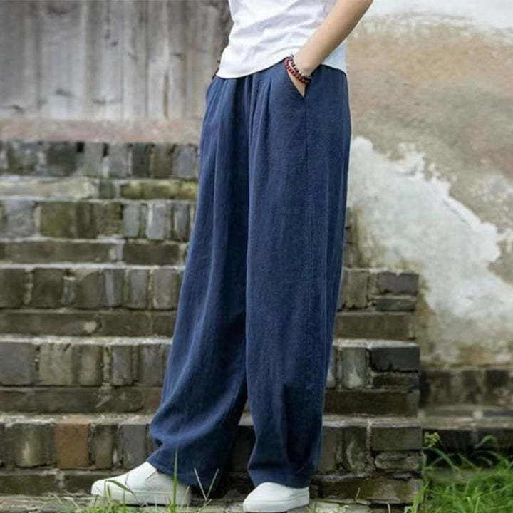 Buddha Stones Casual Cotton Women's Yoga Pants With Pockets - image 9