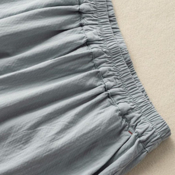 Buddha Stones Casual Lace Trim Embroidered Cotton Harem Pants With Pockets - image 5