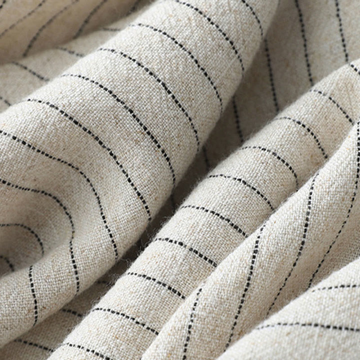 Buddha Stones Vertical Striped High Waist Wide Leg Pants With Pockets - image 6