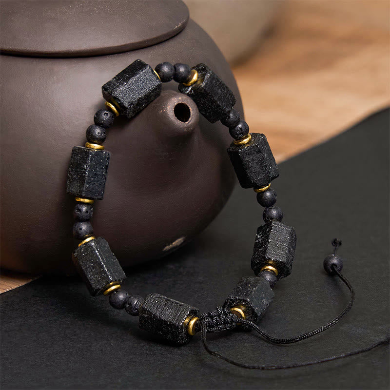 Buddha Stones Black Tourmaline Love Bracelet