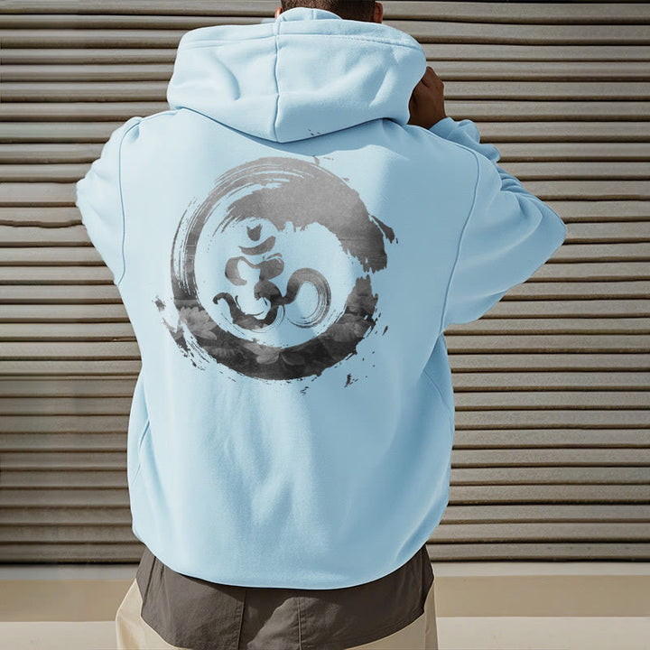 Buddha Stones Om Lotus Fleece Lined Hoodie