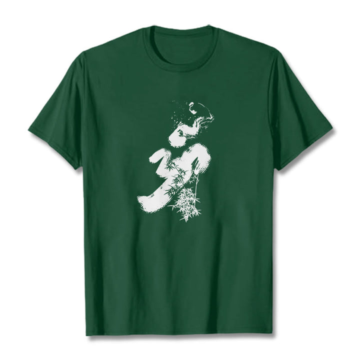 Buddha Stones OM Bamboo Ink Cotton Tee T-shirt - ForestGreen - 2XL - image 9