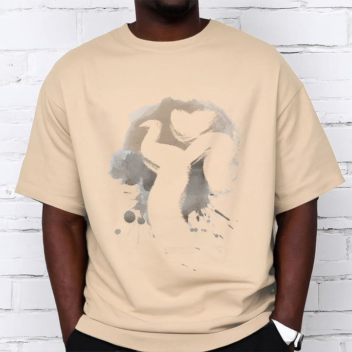 Buddha Stones OM Swan Cotton Tee T-shirt