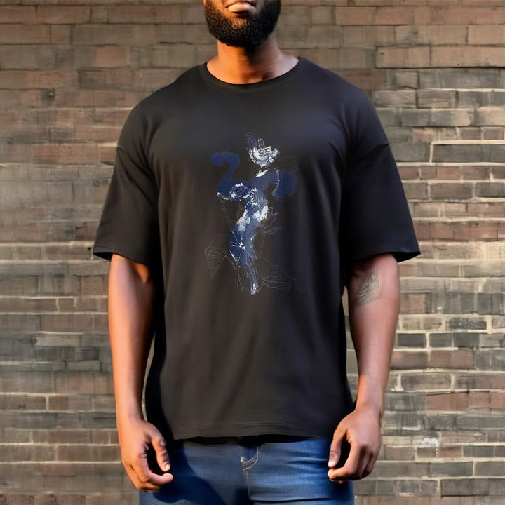 Buddha Stones OM Lotus Flower Background Cotton Tee T-shirt - image 7