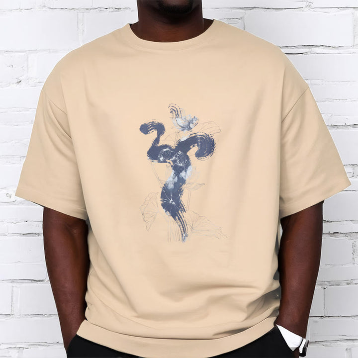 Buddha Stones OM Lotus Flower Background Cotton Tee T-shirt - image 11