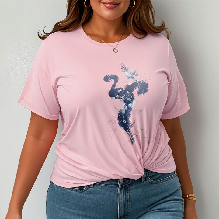 Buddha Stones OM Lotus Flower Background Cotton Tee T-shirt - image 14