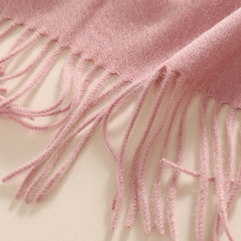 Buddha Stones Wool Shawl Flowers Leaves Embroidery Tassel Winter Cozy Travel Scarf Wrap - image 13