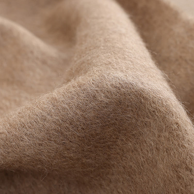 Buddha Stones Wool Shawl Red Flower Gold Sequins Embroidery Tassel Winter Cozy Travel Scarf Wrap - image 8