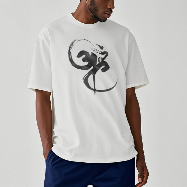 Buddha Stones Om Design Cotton Tee T-shirt - image 7