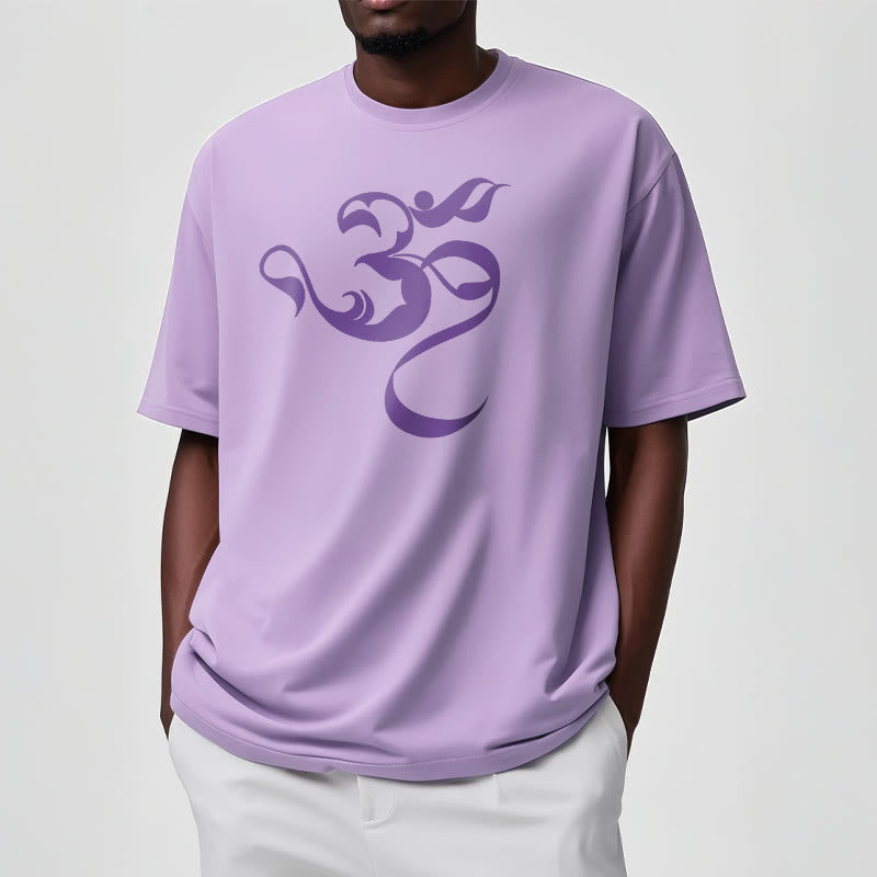 Buddha Stones Om Figure Design Cotton Tee T-shirt - image 15