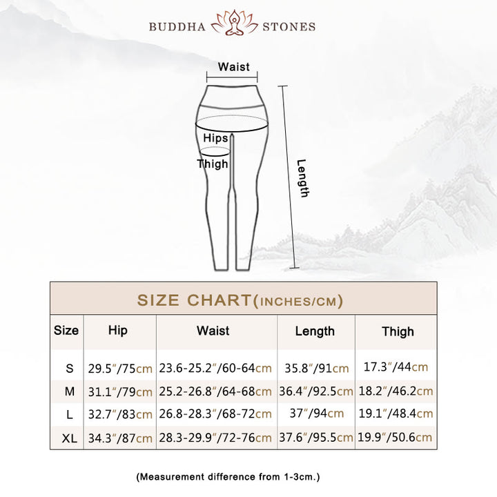 Buddha Stones Lotus Flower Floral Print Design Pants Sports Fitness Yoga Leggings Women's Yoga Pants - image 5