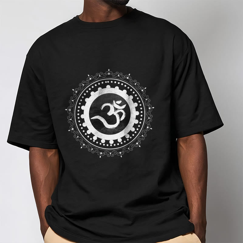Buddha Stones Om Mandala Pattern Cotton Tee T-shirt - image 7