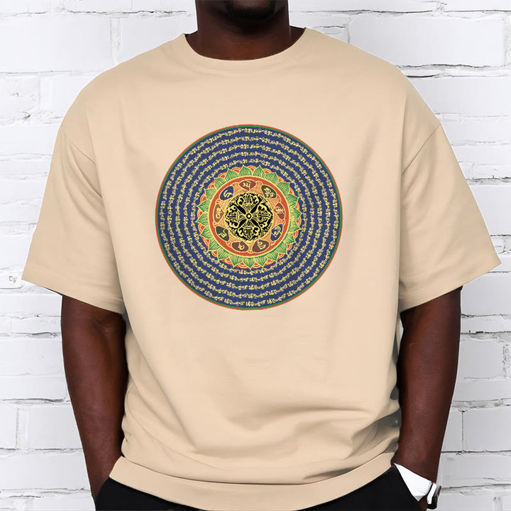 Buddha Stones 108 Om Mani Padme Hum Mantra Sanskrit Tee T-shirt - image 16