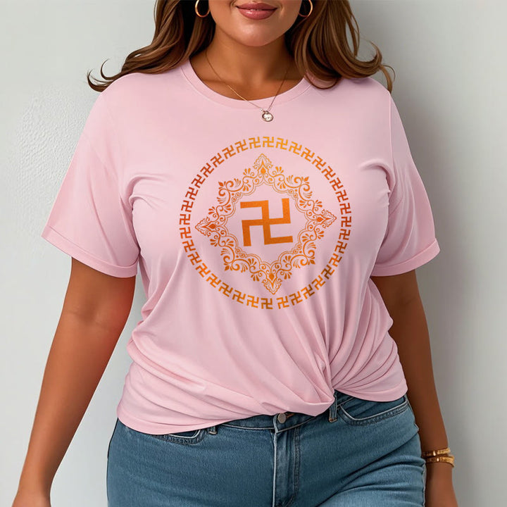 Buddha Stones Swastika Tee T-shirt