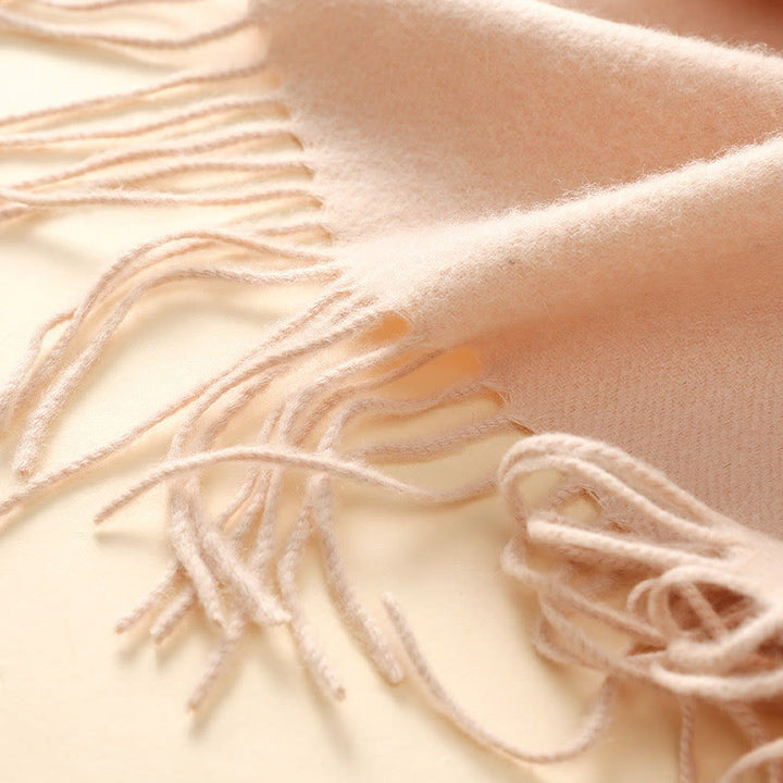 Buddha Stones Wool Shawl Lily Embroidery Tassel Winter Cozy Travel Scarf Wrap - image 6