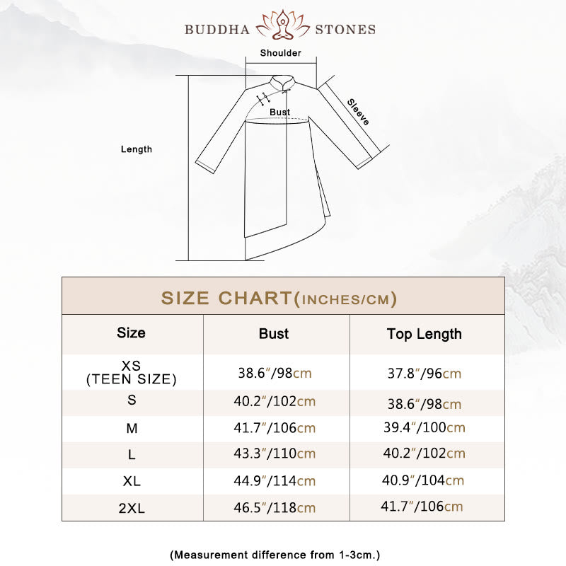 Gradient Painting Meditation Prayer Spiritual Zen Tai Chi Qigong Practice Unisex Clothing Set - image 5