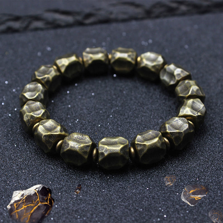 Buddha Stones Meteorite Copper Self Care Bracelet