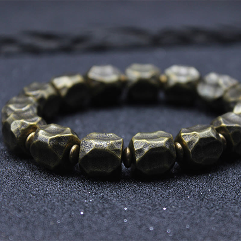 Buddha Stones Meteorite Copper Self Care Bracelet