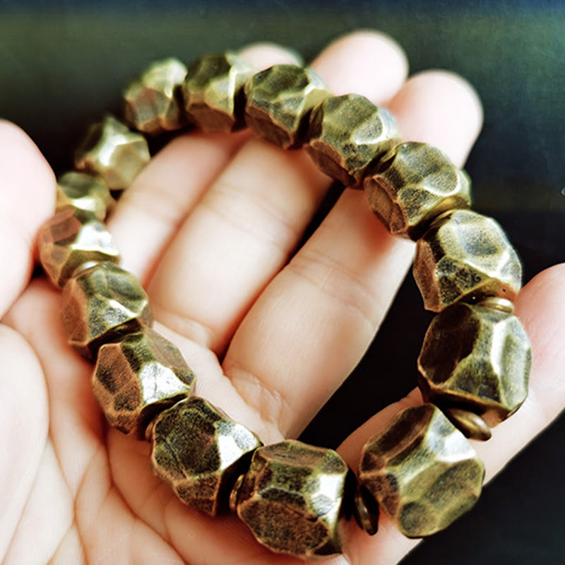 Buddha Stones Meteorite Copper Self Care Bracelet