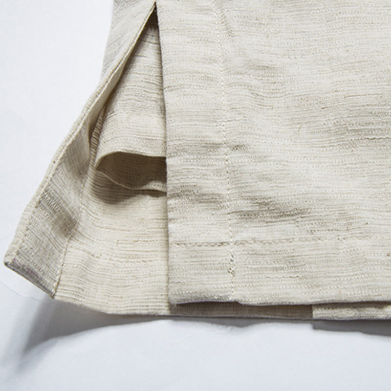 Buddha Stones Fall Chinese Hanfu Cotton Linen Men Jacket Clothing - image 11