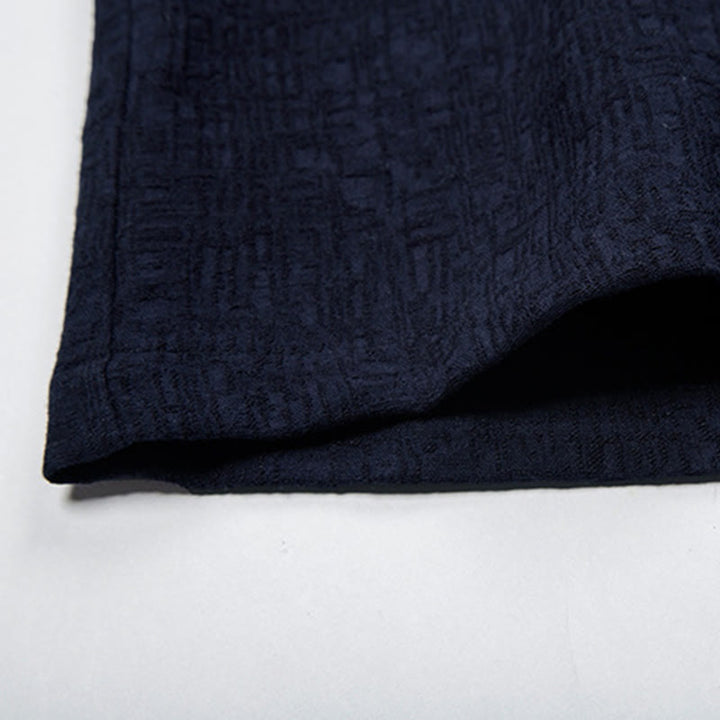 Buddha Stones Fall Solid Long Sleeve Button Shirt Cotton Linen Men Clothing - image 11