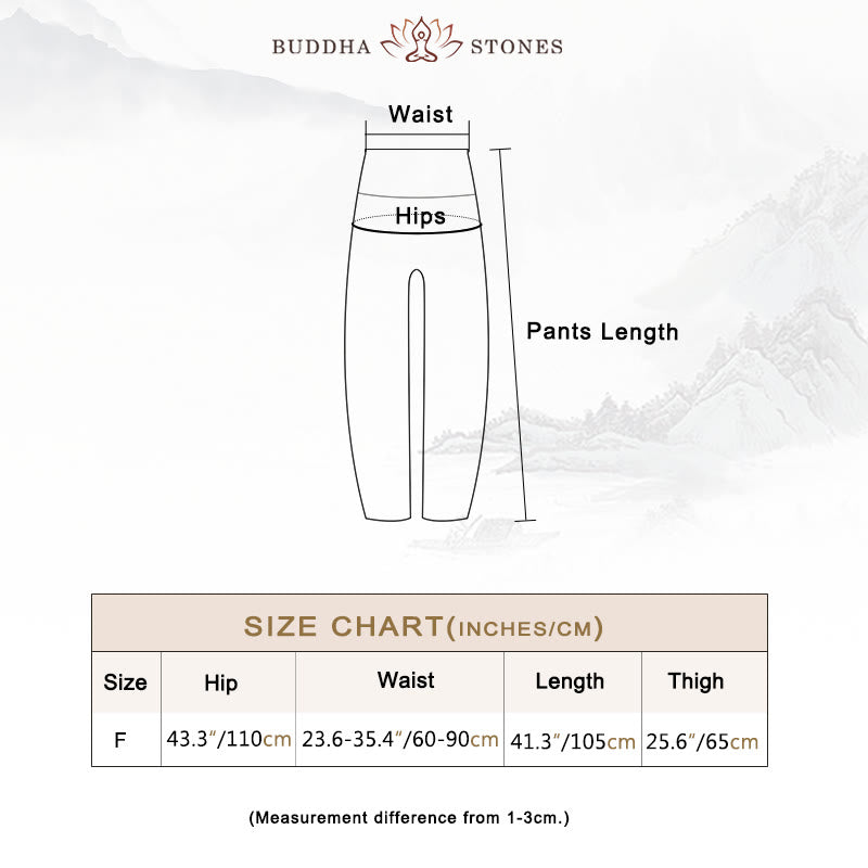 Buddha Stones Geometric Mandala Pattern Loose Harem Trousers High Waist Women's Yoga Pants - image 5