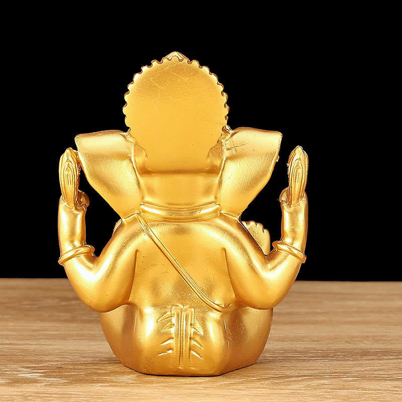 Buddha Stones Ganesh Ganpati Elephant Statue Transformation Home Resin Decoration