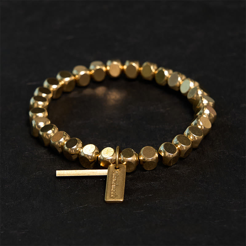 Buddha Stones Copper Healing Bracelet - Brass(Wrist Circumference: 20-21cm) - image 0
