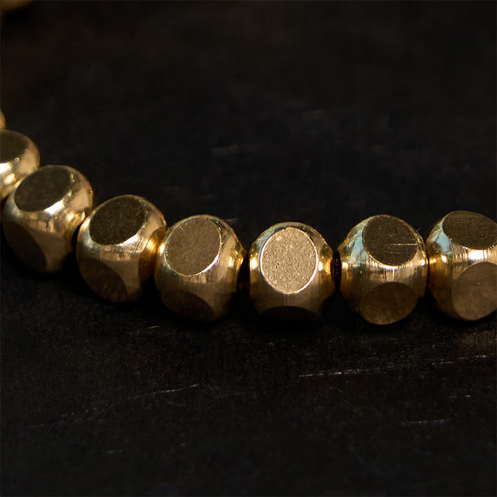 Buddha Stones Brass Copper Good Luck Healing Bracelet - image 2