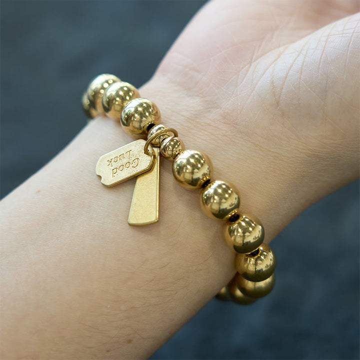 Buddha Stones Brass Copper Healing Bracelet - image 6