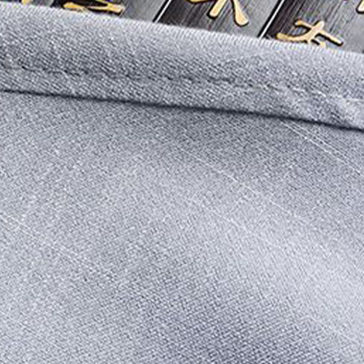 Buddha Stones 2Pcs Tang Suit Plain Color Frog-Button Men's Long Sleeve Shirt Pants Set - image 9