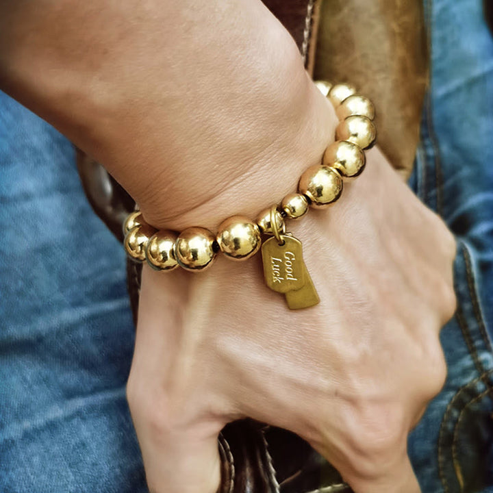 Buddha Stones Brass Copper Healing Bracelet - image 9