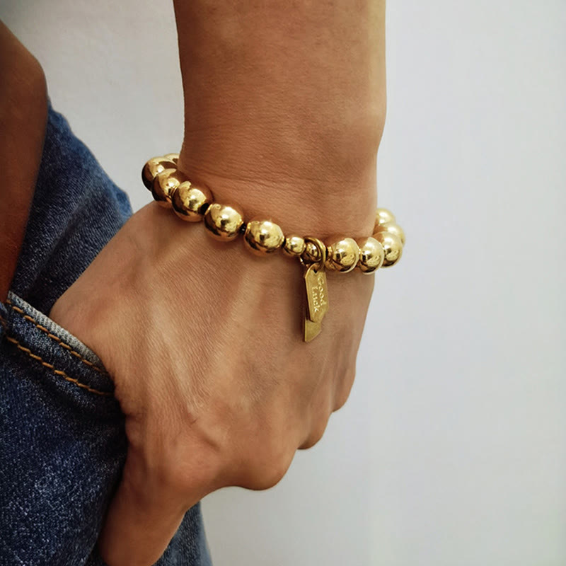 Buddha Stones Brass Copper Healing Bracelet - image 12