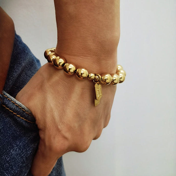 Buddha Stones Brass Copper Healing Bracelet - image 12