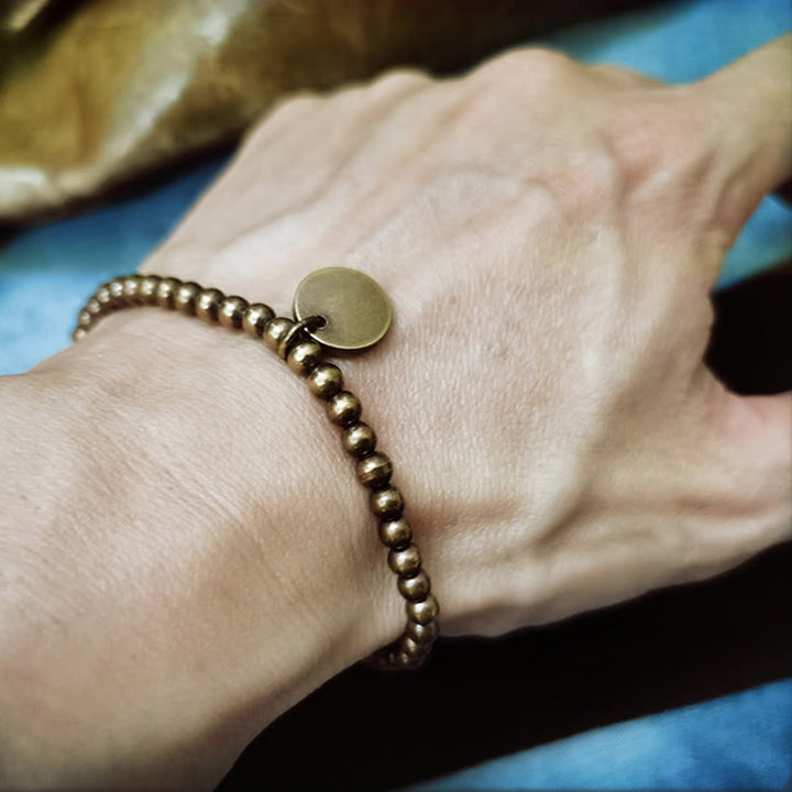 Buddha Stones Amekaji Brass Copper Balance Bracelet - image 3