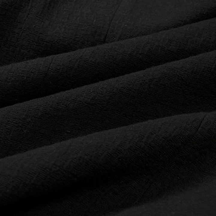 Buddha Stones Fall Simple Cotton Men's Long Sleeve Mid-length Coat Clothing - image 10