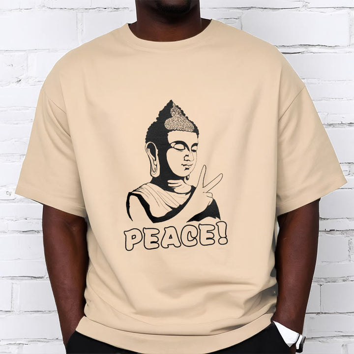 Buddha Stones  Peace Cotton Tee T-shirt