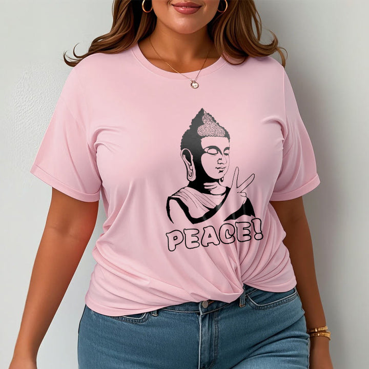 Buddha Stones  Peace Cotton Tee T-shirt