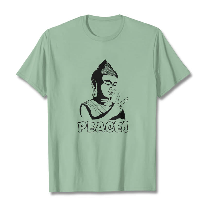 Buddha Stones  Peace Cotton Tee T-shirt