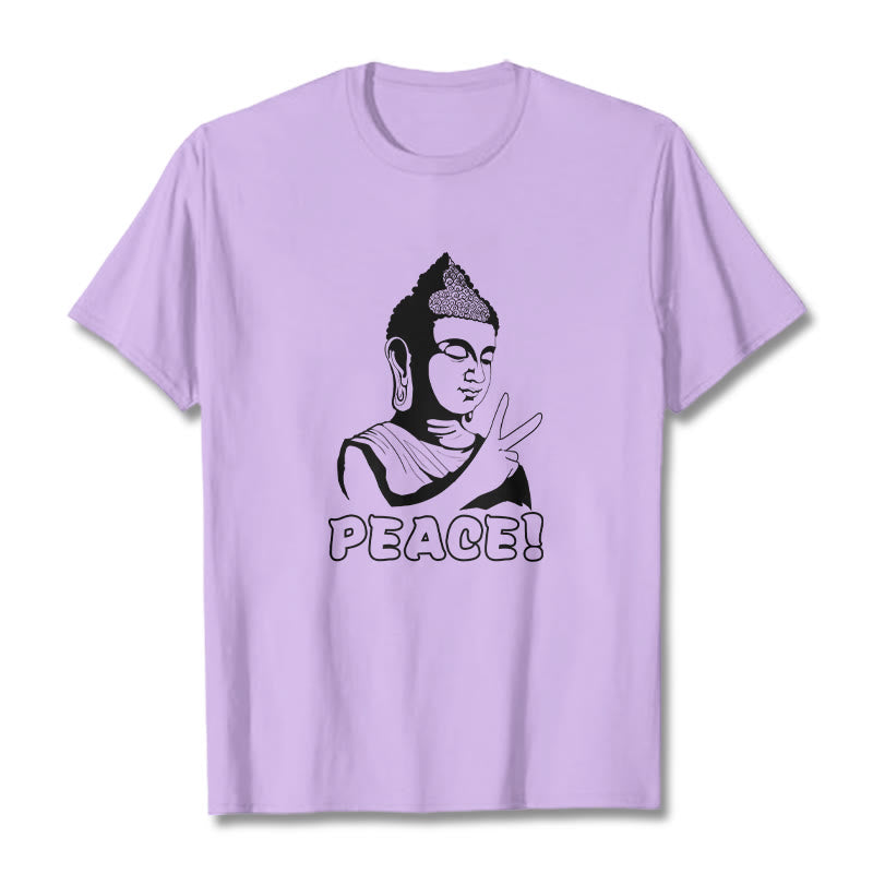 Buddha Stones  Peace Cotton Tee T-shirt