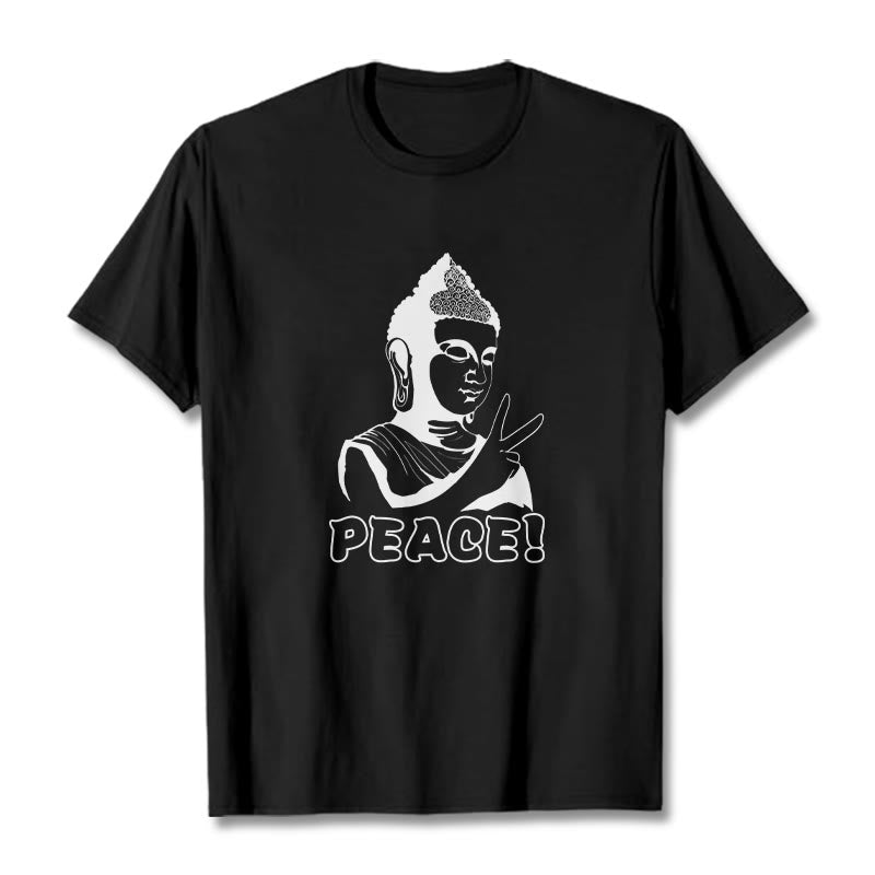 Buddha Stones  Peace Cotton Tee T-shirt