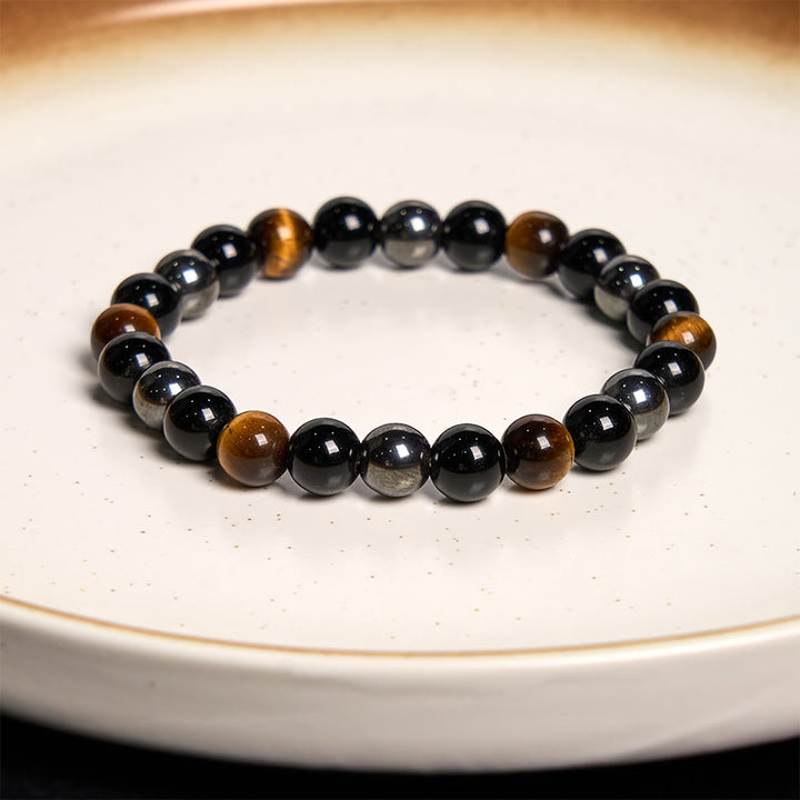 Buddha Stones "Sending You Power and Protection" Tiger's Eye Bracelet Includes Gift Message Card - image 9