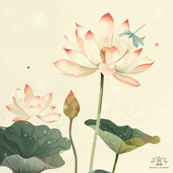 Buddha Stones Lotus Flower Leaf Dragonfly Print Fitness Leggings Women's Yoga Pants - image 1